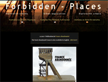 Tablet Screenshot of forbidden-places.net